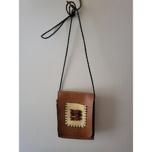 UNIQUE AND ONE OF A KIND Purse - Fishes and Leather Crossbody